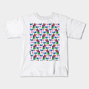 Sweet Macaron Dreams Watercolour Kids T-Shirt